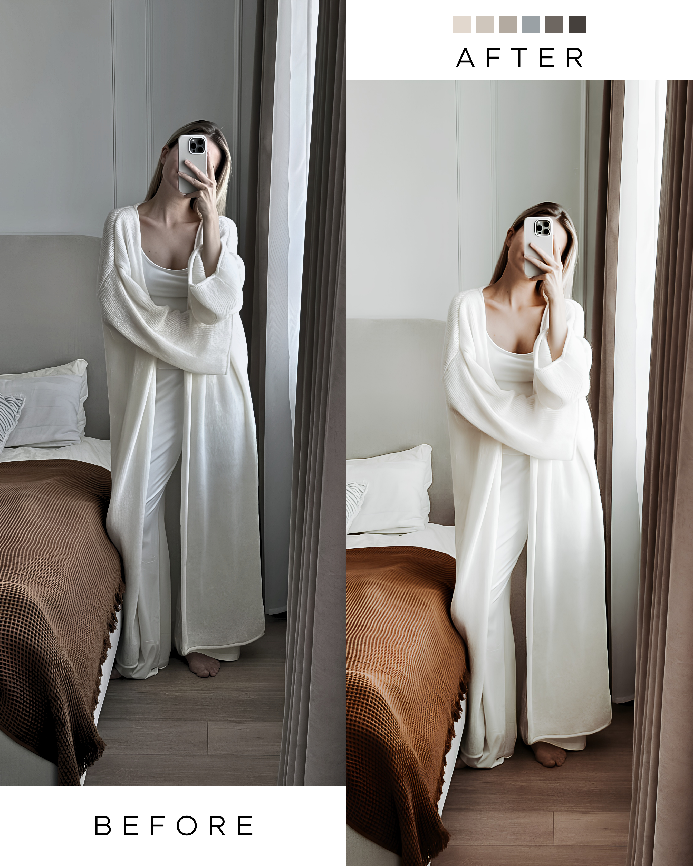 Minimal · Light  Photo Preset Pack