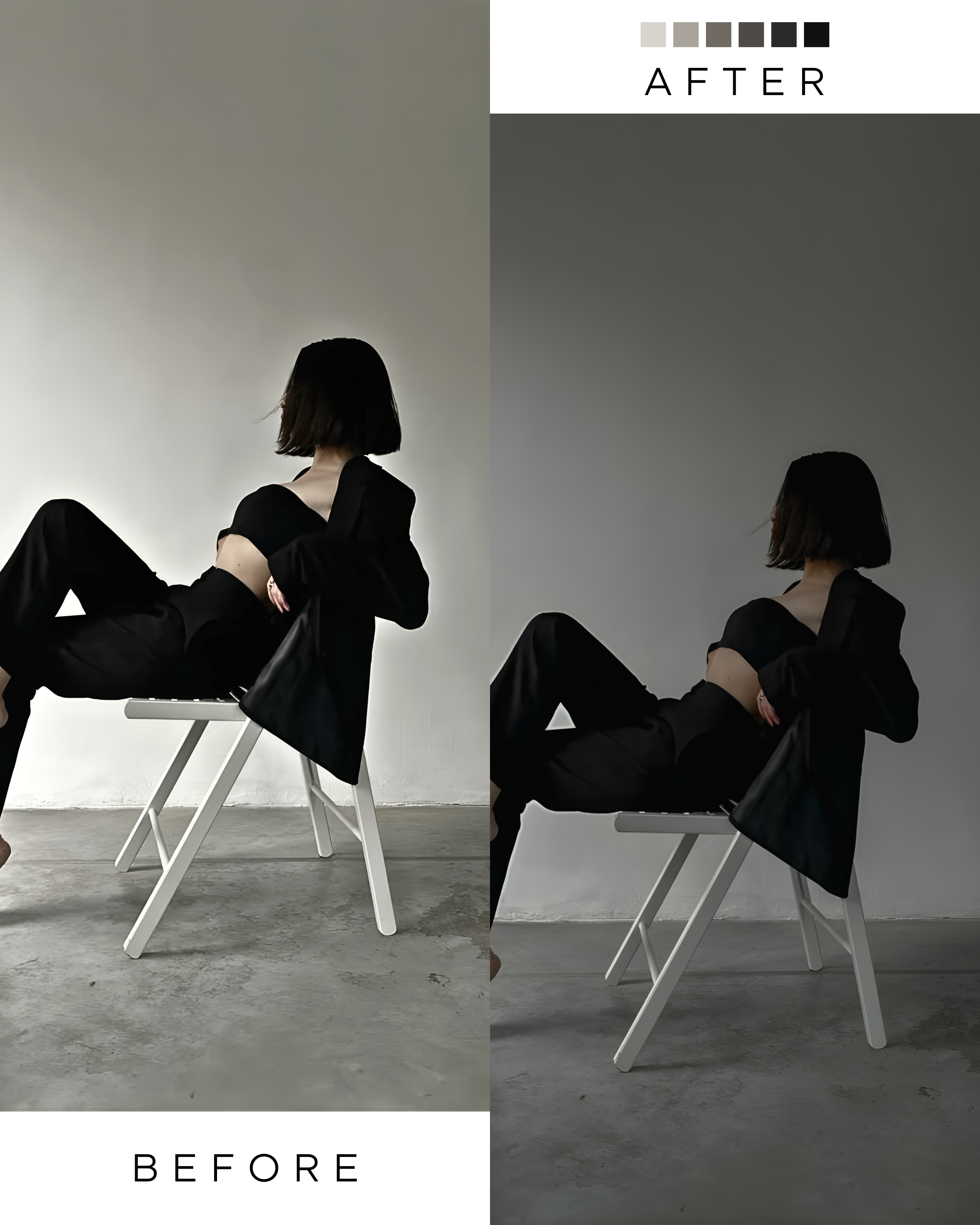 Minimal · Noir  Photo Preset Pack