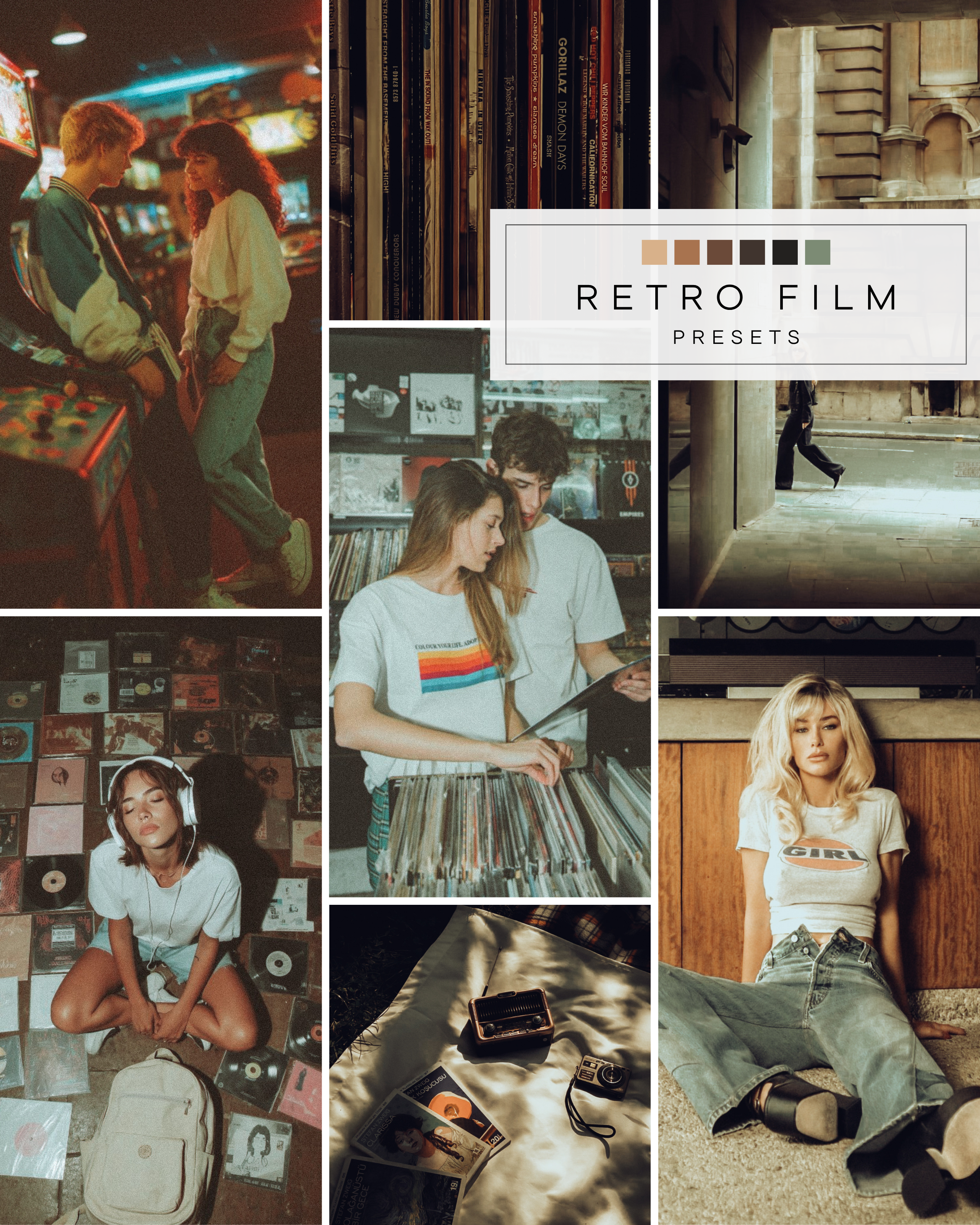 Retro Film  Photo Preset Pack