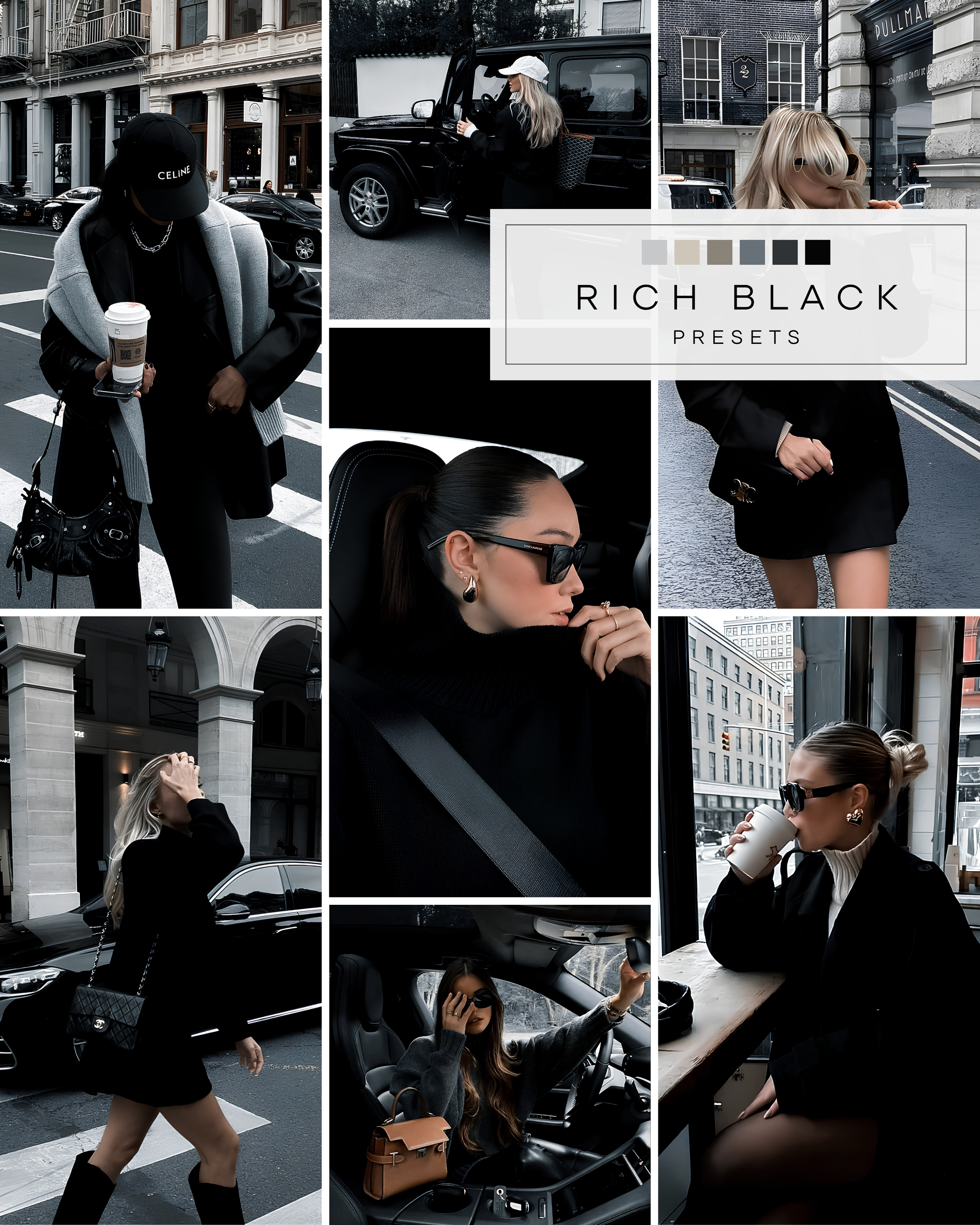 Rich Black  Photo Preset Pack