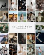 All You Need  Photo Preset Bundle
