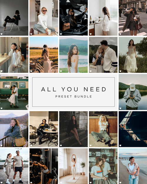 All You Need  Photo Preset Bundle